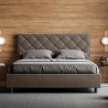 Lit double avec rangement 170x190 moderne rembourré Priya M2 Vente