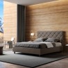 Lit double avec rangement 170x190 moderne rembourré Priya M2 Réductions