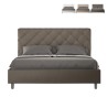 Lit double avec rangement 170x190 moderne rembourré Priya M2 Promotion