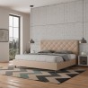 Lit king-size 180x200 avec rangement rembourré Priya K 