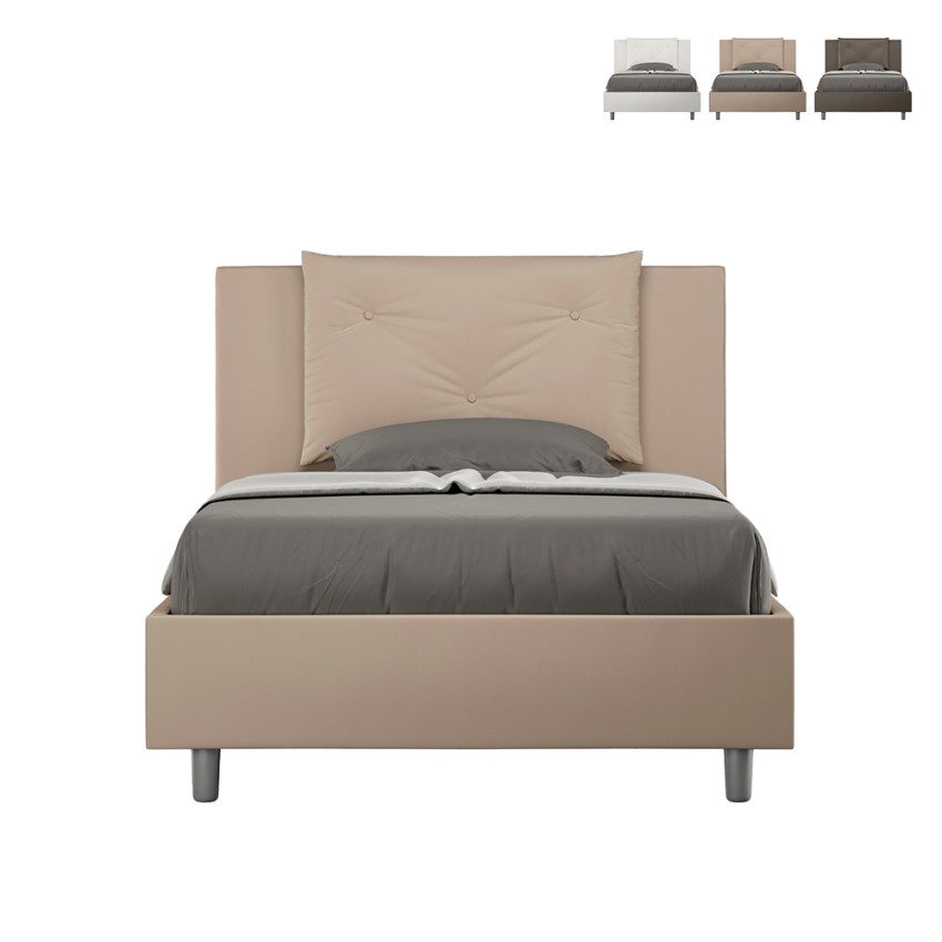 Frans bed met opbergruimte 120x190 twijfelaar gestoffeerd Appia P Aanbieding Frans bed met opbergruimte 120x190 twijfelaar gestoffeerd Appia P Aanbieding