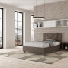 Opbergbed 120x200 Franse twijfelaar gestoffeerd Appia P1 Kortingen