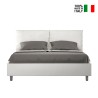 Lit double avec rangement 160x200 coussins rembourrés Antea M1 Modèle