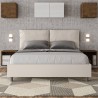 Lit double avec rangement 160x200 coussins rembourrés Antea M1 Choix