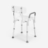 Badkamer douchestoel voor ouderen met een handicap met uittrekbare armsteunen Maple Aanbod