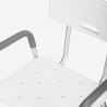 Badkamer douchestoel voor ouderen met een handicap met uittrekbare armsteunen Maple Catalogus