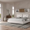 Lit king size avec rangement 180x200 rembourré Appia K Réductions