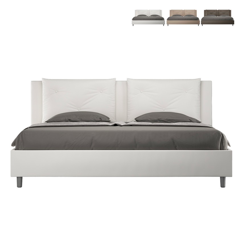 King size tweepersoonsbed met opbergruimte 180x200 gestoffeerd Appia K Aanbieding King size tweepersoonsbed met opbergruimte 180x200 gestoffeerd Appia K Aanbieding