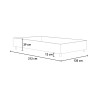 Sommier bed met opbergruimte Frans twijfelaar 120x200 Azelia P1 