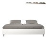 Lit double avec rangement 180x200 sommier king size Azelia K Prix
