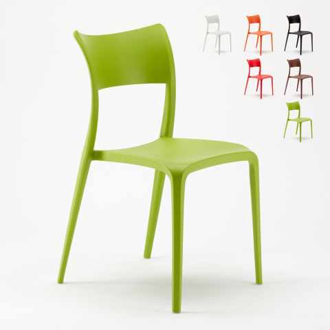 Polypropyleen stoelen voor keuken cafè restaurant en tuin Parisienne Aanbieding