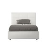 Fraai tweepersoonsbed 140x200 met opbergruimte en bekleding Mika F Korting