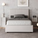Fraai tweepersoonsbed 140x200 met opbergruimte en bekleding Mika F Verkoop