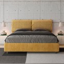 Lit-coffre double en tissu conteneur de rangement  160x190 Mados Giada Aragona Vente