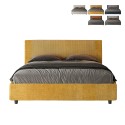 Tweepersoonsbed 160x190 met opbergruimte stof Rosal Norris Labirinto 