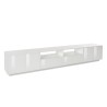 Moderne witte tv-meubel 260cm woonkamer Breid Aanbod