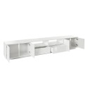 Moderne witte tv-meubel 260cm woonkamer Breid Kortingen