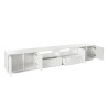 Moderne witte tv-meubel 260cm woonkamer Breid Kortingen