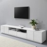 Moderne witte tv-meubel 260cm woonkamer Breid Aanbieding