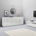 Buffet de salon cuisine blanc 220cm Commode moderne Lonja Catalogue