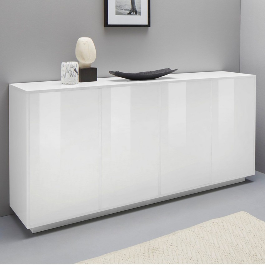 Moderne design dressoir wit 180cm voor woonkamer en keuken Ceila Aanbieding Moderne design dressoir wit 180cm voor woonkamer en keuken Ceila Aanbieding