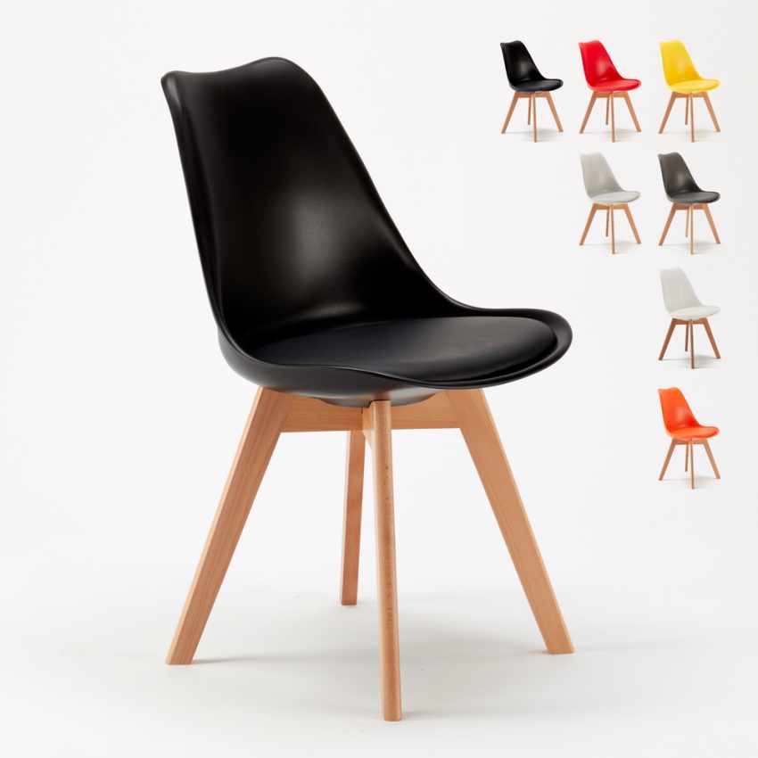 Chaise de salon et bar design scandinave avec coussin nordica Goblet Chaise de salon et bar design scandinave avec coussin nordica Goblet