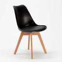 Chaise de salon et bar design scandinave avec coussin nordica Goblet 