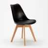Chaise de salon et bar design scandinave avec coussin nordica Goblet 