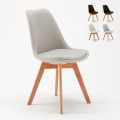 chaise de salle à manger et cuisine avec coussin design scandinave Goblet nordique plus Promotion