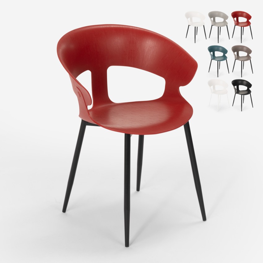 Modern design stoel Evelyn Afmetingen