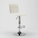 Tabouret de bar et cuisine moderne en similicuir design Phoenix 
