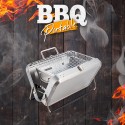 Draagbare houtskool barbecue in koffertje Jujube Korting