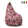 Pouf poire imperméable pour extérieur Made in Italy Summer Camouflage Catalogue
