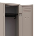 Metalen kleedkast 2-deurs voor kantoor en sportschool Stylo Korting