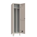 Metalen kleedkamerkast 1-persoons, scheiding schone/vuile was Fade Aanbieding