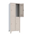 Loch metalen kleedkamerlockerkast met 4 compartimenten Aanbieding