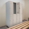 Loch metalen kleedkamerlockerkast met 4 compartimenten Aanbod