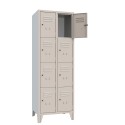 Hoch metalen locker met 8 vakken voor kantoor, school of sportschool Aanbieding