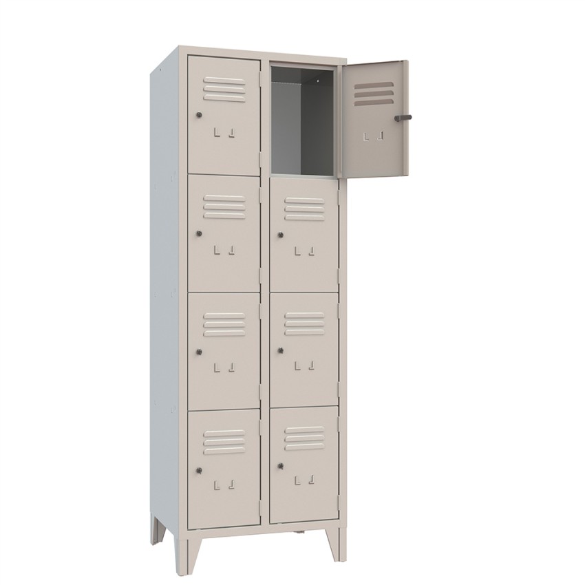 Hoch metalen locker met 8 vakken voor kantoor, school of sportschool Aanbieding Hoch metalen locker met 8 vakken voor kantoor, school of sportschool Aanbieding