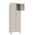 Hoch metalen locker met 8 vakken voor kantoor, school of sportschool Aanbieding
