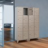 Hoch metalen locker met 8 vakken voor kantoor, school of sportschool Aanbod