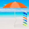 Parasol de plage 180 cm coupe-vent anti UV Prometeo Girafacile Dimensions