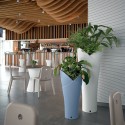 Grande jardinière d'extérieur bar restaurant design moderne Assia 