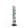 Bibliothèque colonne verticale h150cm bois 10 étagères Zia Ortensia MH Catalogue