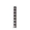 Zwevende houten boekenkast h105cm met 7 verticale planken Zia Ortensia SF Catalogus