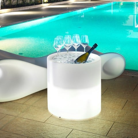 Table lumineuse à compartiments jardin bar de piscine Home Fitting Party