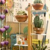 Pots pour plantes d'intérieur en colonne 10 étagères design Zia Flora MH Catalogue