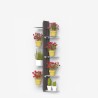 Support de pots de plantes design suspendu d'intérieur 8 étagères Zia Flora SF Choix