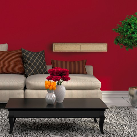 Étagère murale avec 2 tiroirs salon design moderne Domino Maxi