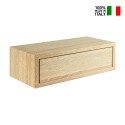 Wandplank met lade voor hal, woonkamer, kantoor Lego 